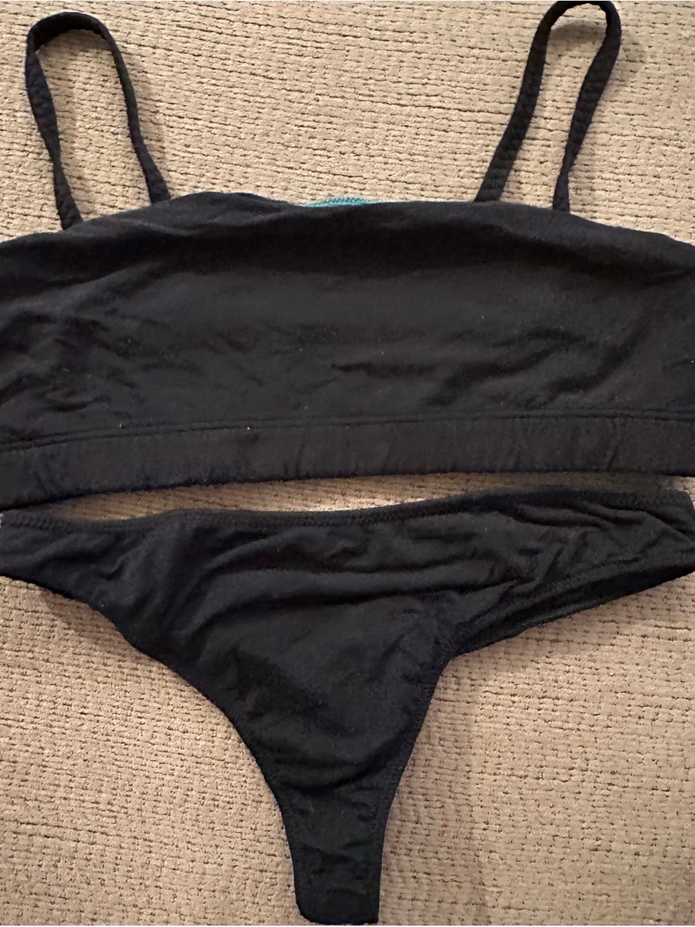 Huha Women’s Bikini Set — Teal Bralette & Bikini